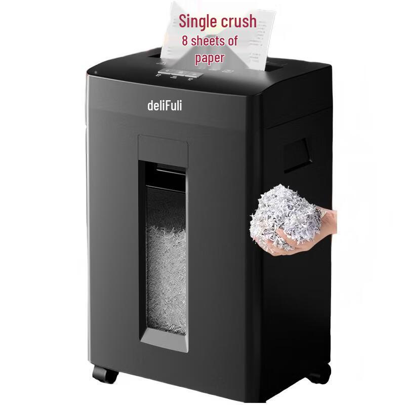 Deli GA311 8-Sheet P-4 Cross-Cut Shredder CN plug (adapter included)
Deli GA311 8-Sheet P-4 Cross-Cut Shredder CN plug (adapter included)