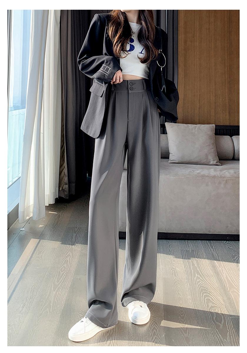 High-Waisted Wide-Leg Suit Pants for Women, Perfect for Spring/Summer, Slimming Effect, Flattering for Pear-Shaped Figures, Double-Button Design. XL темно-сірий
High-Waisted Wide-Leg Suit Pants for Women, Perfect for Spring/Summer, Slimming Effect, Flattering for Pear-Shaped Figures, Double-Button Design. XL темно-сірий
