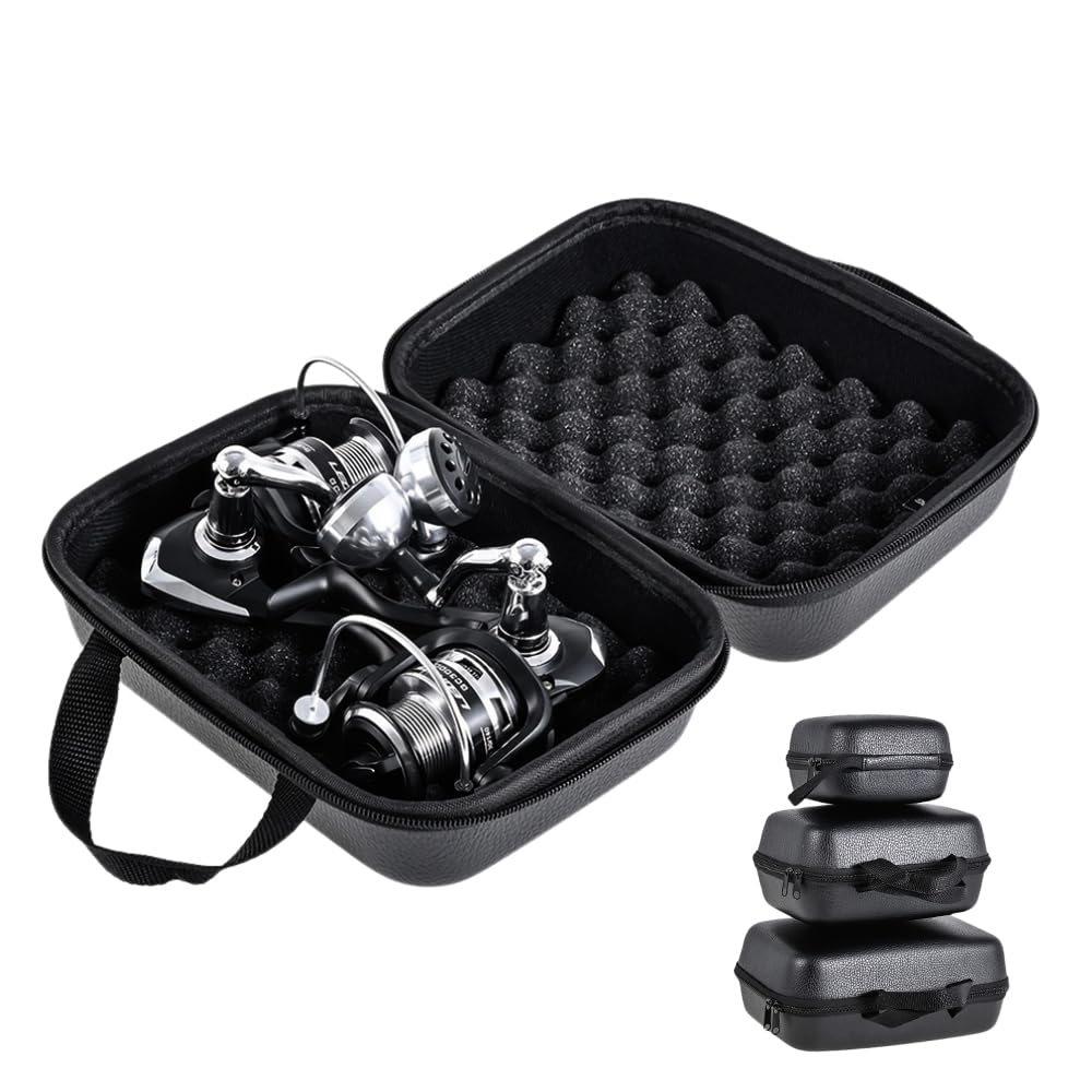 Rudder Craft Чехол для хранения рыболовных катушек ReelKeeper для спиннинговых и безынерционных катушек, водонепроницаемый, с жестким PU корпусом, легкий и подходит для больших размеров и чёрный
Rudder Craft Чехол для хранения рыболовных катушек ReelKeeper для спиннинговых и безынерционных катушек, водонепроницаемый, с жестким PU корпусом, легкий и подходит для больших размеров и чёрный