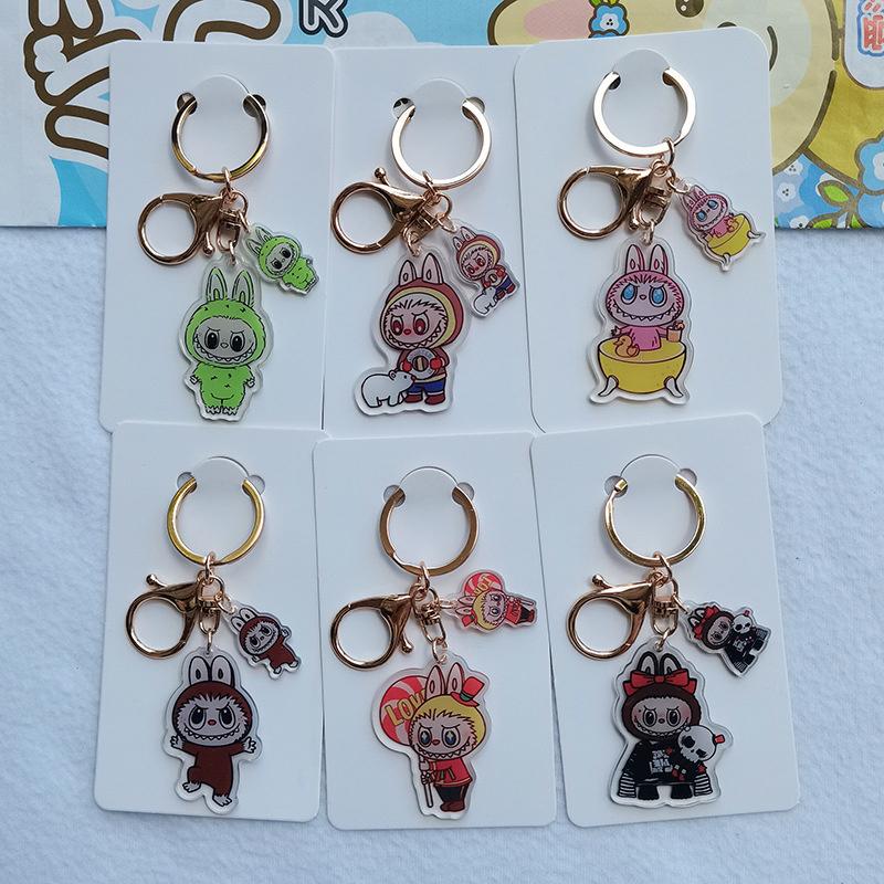 1Pc Cartoon Cute Labubu Small Sheep Keychain Acrylic Transparent Double-Sided Car Keyring Girls Backpack Pendant Gift
1Pc Cartoon Cute Labubu Small Sheep Keychain Acrylic Transparent Double-Sided Car Keyring Girls Backpack Pendant Gift