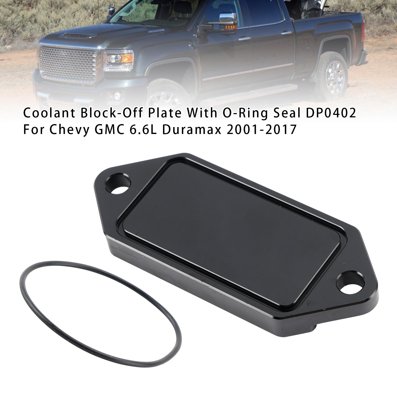 Coolant Block-Off Plate With O-Ring Seal DP0402 For Chevy GMC 6.6L Duramax 01-17
Coolant Block-Off Plate With O-Ring Seal DP0402 For Chevy GMC 6.6L Duramax 01-17