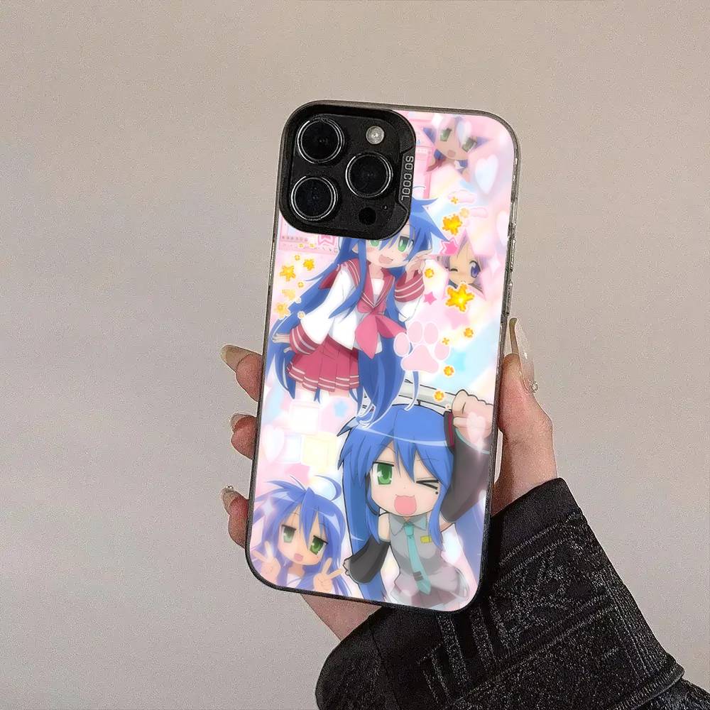 Konata Izumi L-Lucky S-Star Frosted Phone Case For IPhone 17 16 15 14 Plus 13 12 11 Pro Max X Xs XR Silver Hard Cover iPhone 17 pro
Konata Izumi L-Lucky S-Star Frosted Phone Case For IPhone 17 16 15 14 Plus 13 12 11 Pro Max X Xs XR Silver Hard Cover iPhone 17 pro