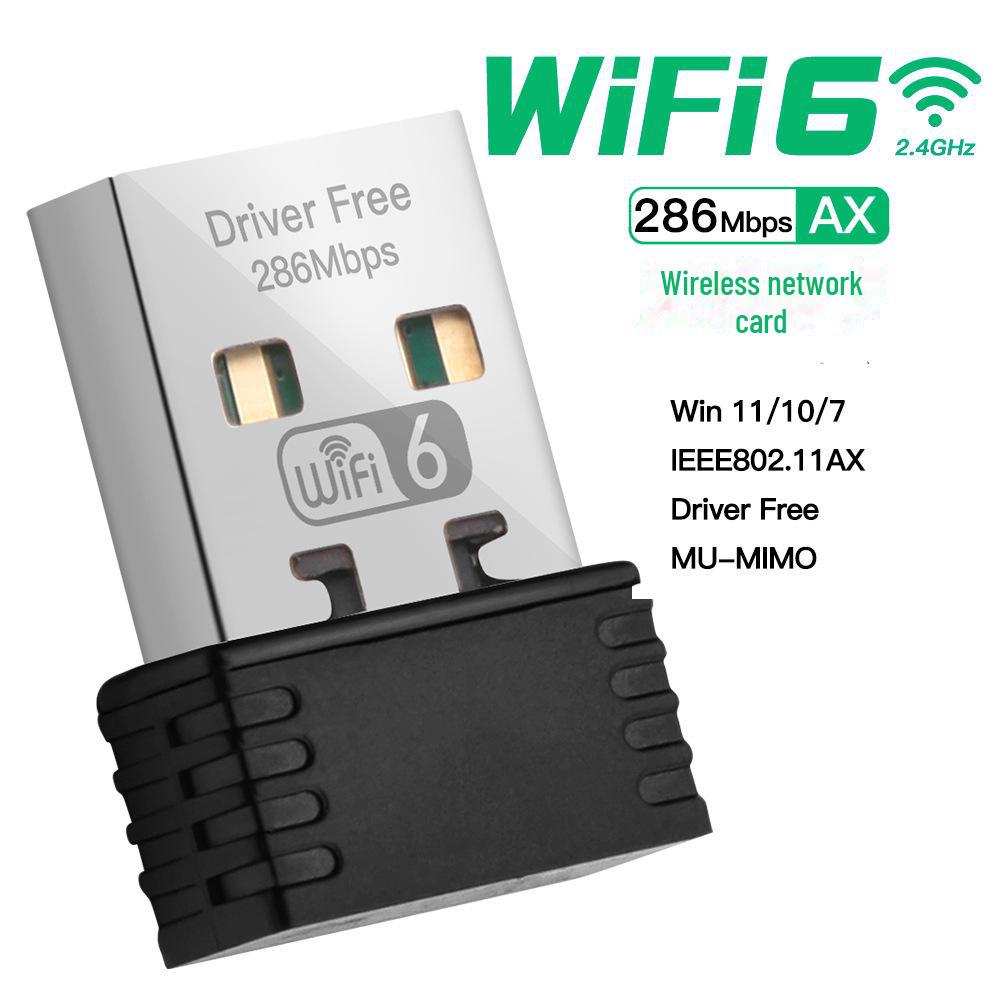 Бездротовий мережевий адаптер AX286 USB WiFi 6 для ПК, 802.11ax, без драйверів 200 meters
Бездротовий мережевий адаптер AX286 USB WiFi 6 для ПК, 802.11ax, без драйверів 200 meters