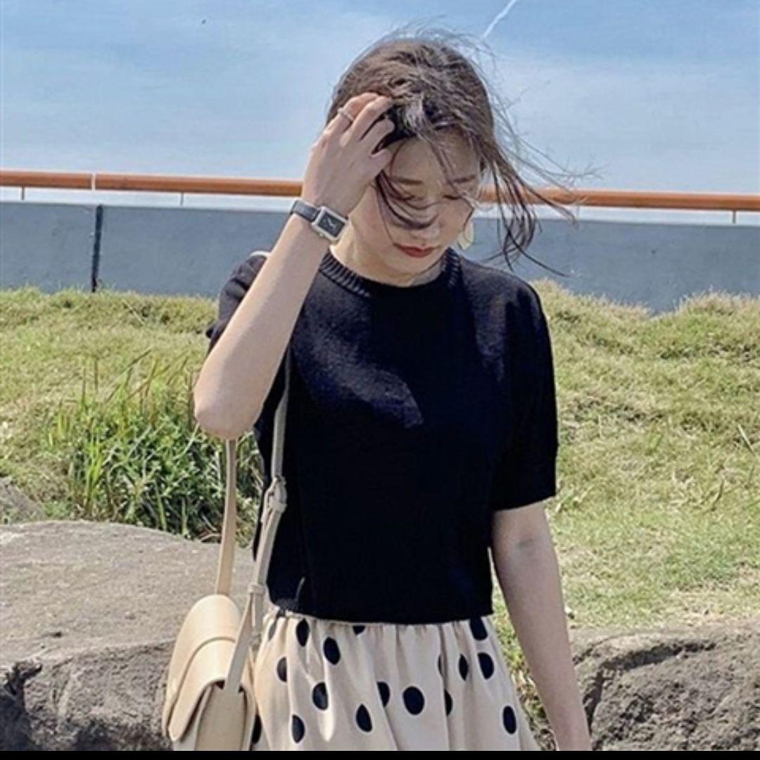 Petite Women s Retro Polka Dot Knit Two-Piece Summer Dress - Knee-Length Skirt S fits 80-95 jin
Petite Women s Retro Polka Dot Knit Two-Piece Summer Dress - Knee-Length Skirt S fits 80-95 jin