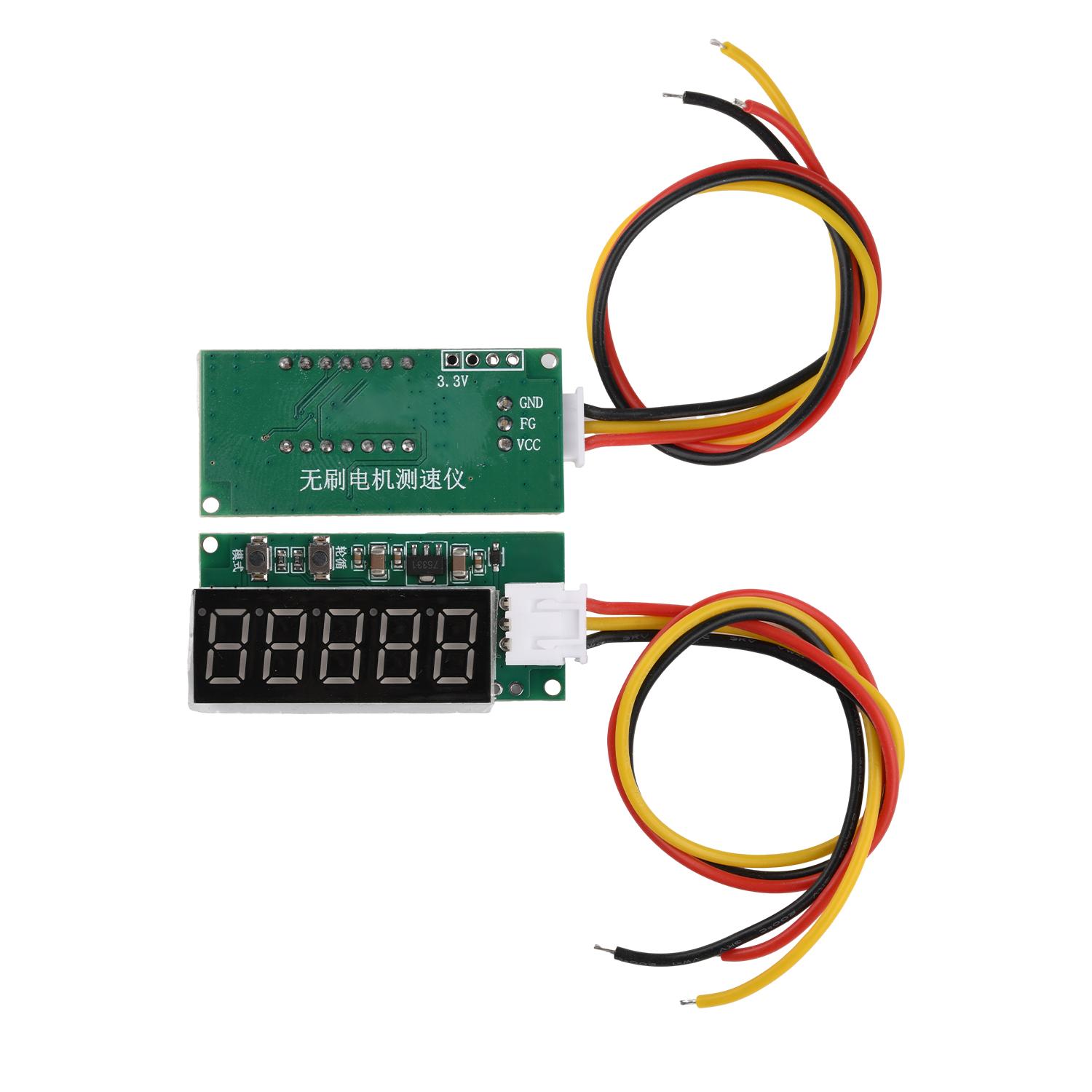 DC5-24V Brushless Motor Speed Meter Digital Tachometer FG Signal Frequency Meter 10mA Low Power Adjustable Pole Pair & Reduction зелений
DC5-24V Brushless Motor Speed Meter Digital Tachometer FG Signal Frequency Meter 10mA Low Power Adjustable Pole Pair & Reduction зелений