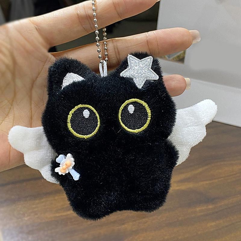 Милый плюшевый кулон-кукла с большими глазами, черная кошка, для девочки, для рюкзака, кулон-кукла, парный брелок для сумки, подвески для телефона, аксессуары для сумки
Милый плюшевый кулон-кукла с большими глазами, черная кошка, для девочки, для рюкзака, кулон-кукла, парный брелок для сумки, подвески для телефона, аксессуары для сумки