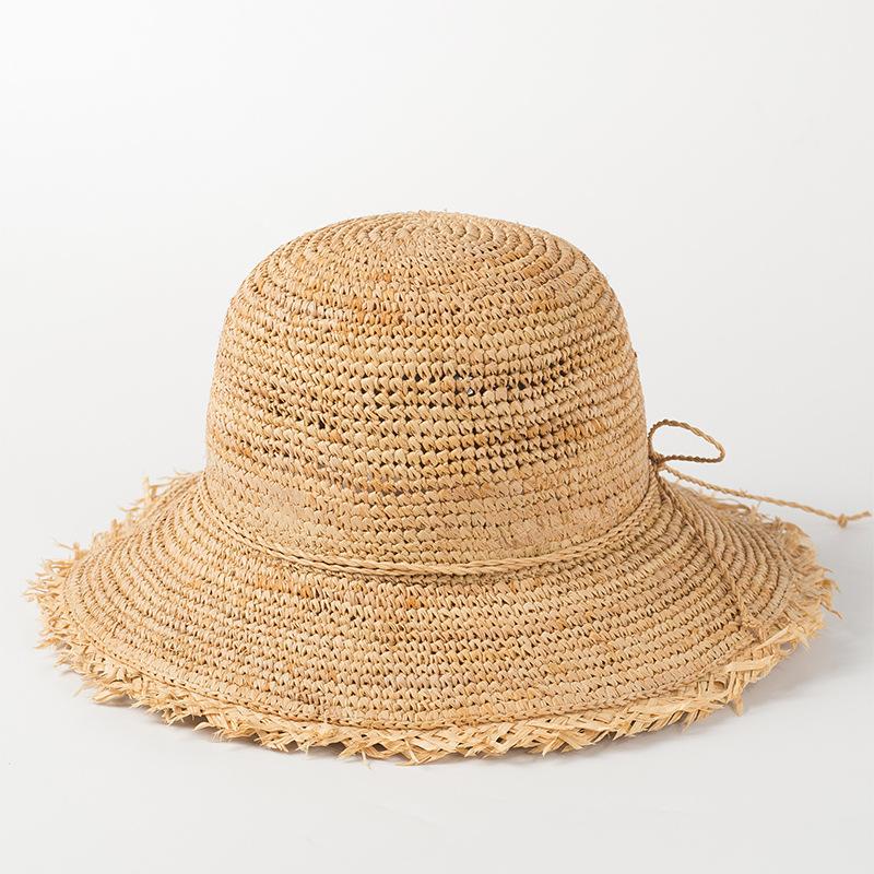 USPOP Extra Fine Raffia Straw Hat Summer Sun Hat for Women with Large Brim Handmade Rollable Straw Hat 56-58cm
USPOP Extra Fine Raffia Straw Hat Summer Sun Hat for Women with Large Brim Handmade Rollable Straw Hat 56-58cm