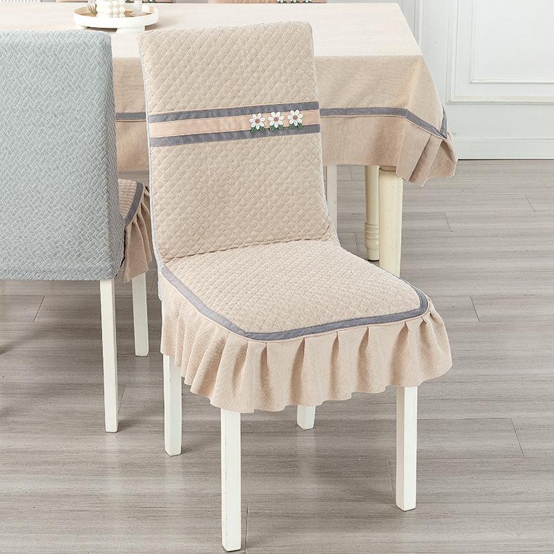 Chair Cover Cushion Cushion Integrated Thickened Slip-resistant Dining Leather Fabric Modern Chinese Four-season General Latest Style One Size
Chair Cover Cushion Cushion Integrated Thickened Slip-resistant Dining Leather Fabric Modern Chinese Four-season General Latest Style One Size