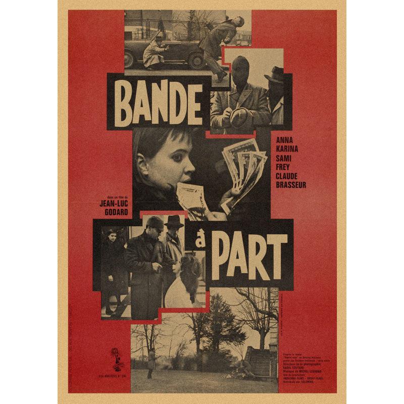 Jean-Luc Godard Outlaw Retro Movie Poster - Kraft Paper Wall Art for Bar or Cafe Decor White card paper (non-adhesive) 30*42 cm
Jean-Luc Godard Outlaw Retro Movie Poster - Kraft Paper Wall Art for Bar or Cafe Decor White card paper (non-adhesive) 30*42 cm
