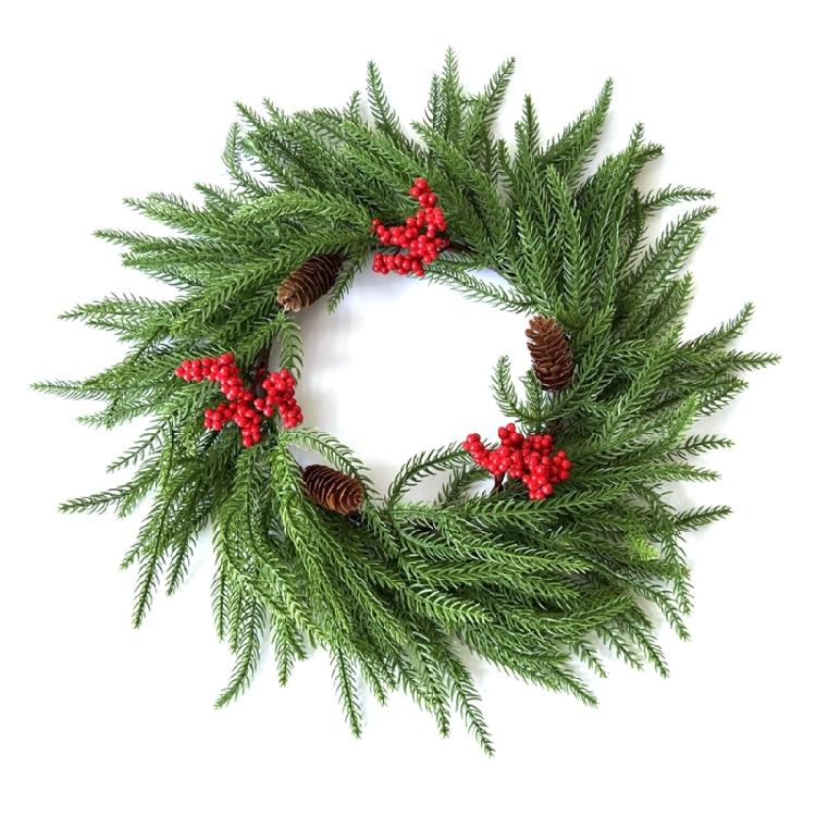 Long Time Plastic Christmas Decoration Pinecones And Berries Wreath Entrance Decoration For Indoor Outdoors Use 1
Long Time Plastic Christmas Decoration Pinecones And Berries Wreath Entrance Decoration For Indoor Outdoors Use 1