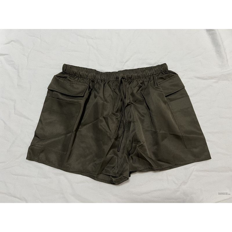 Summer New Arrival Ref Pure Yuan High Waist Loose Casual Elastic Easiest for Match Casual Shorts Dark brown L
Summer New Arrival Ref Pure Yuan High Waist Loose Casual Elastic Easiest for Match Casual Shorts Dark brown L