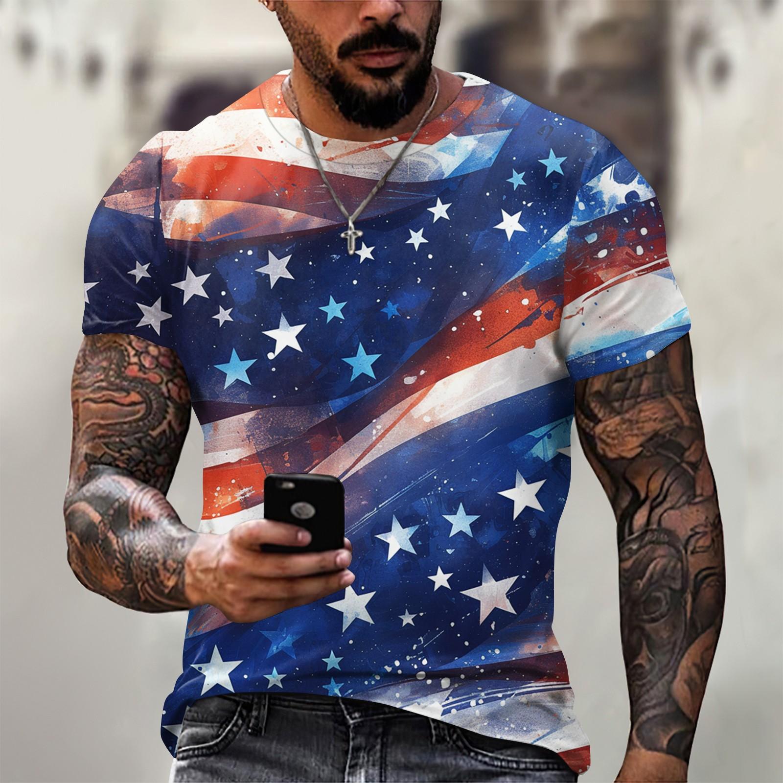 Мужская модная футболка, уличная повседневная одежда с коротким рукавом XXL
Мужская модная футболка, уличная повседневная одежда с коротким рукавом XXL