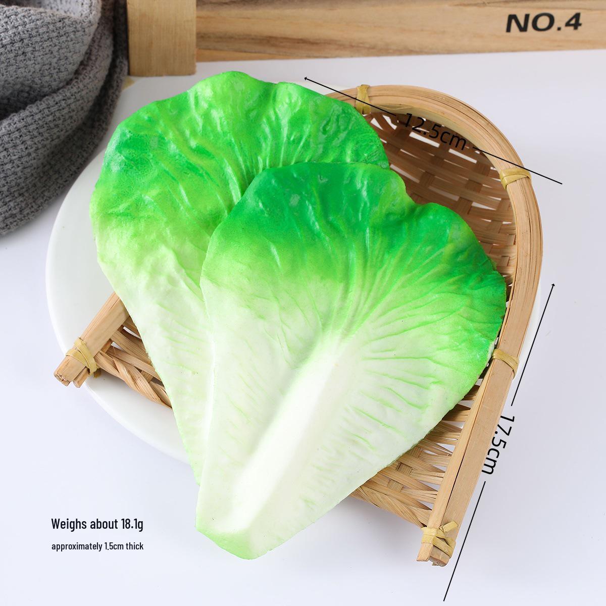 PU Simulation Lettuce Leaf Squeeze Toy - Fake Vegetable & Plate Decoration
PU Simulation Lettuce Leaf Squeeze Toy - Fake Vegetable & Plate Decoration