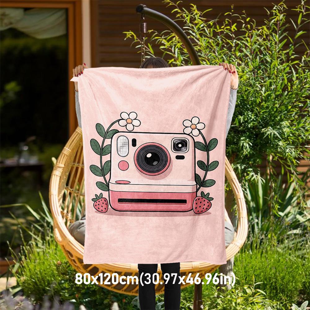 1pc Camera Strawberry Outdoor Flannel Blanket Soft Warm All-Season Throw for Sofa Bed Car Camping Office, Cozy Gift Idea1197S 80x120cm(31x47inch)
1pc Camera Strawberry Outdoor Flannel Blanket Soft Warm All-Season Throw for Sofa Bed Car Camping Office, Cozy Gift Idea1197S 80x120cm(31x47inch)