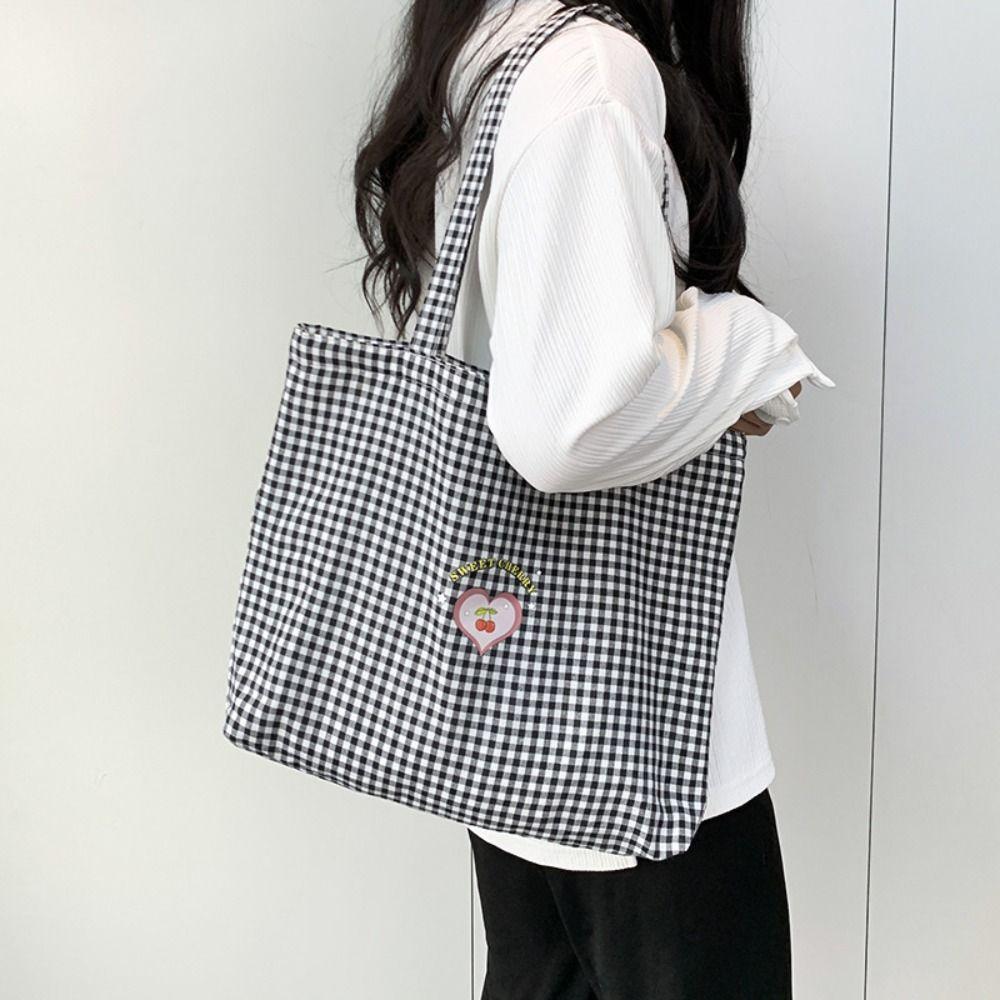 Canvas Printed Underarm Pouch Contrast Color Plaid Crossbody Bag Plaid Handbag Daily Match чёрный
Canvas Printed Underarm Pouch Contrast Color Plaid Crossbody Bag Plaid Handbag Daily Match чёрный