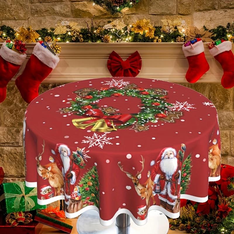 WTEMPO Рождественская круглая скатерть с принтом Рождественская скатерть для вечеринки в помещении и на открытом воздухе Кухонные аксессуары Рождественский подарок, Праздничные украшения для дома 1pc красный
WTEMPO Рождественская круглая скатерть с принтом Рождественская скатерть для вечеринки в помещении и на открытом воздухе Кухонные аксессуары Рождественский подарок, Праздничные украшения для дома 1pc красный