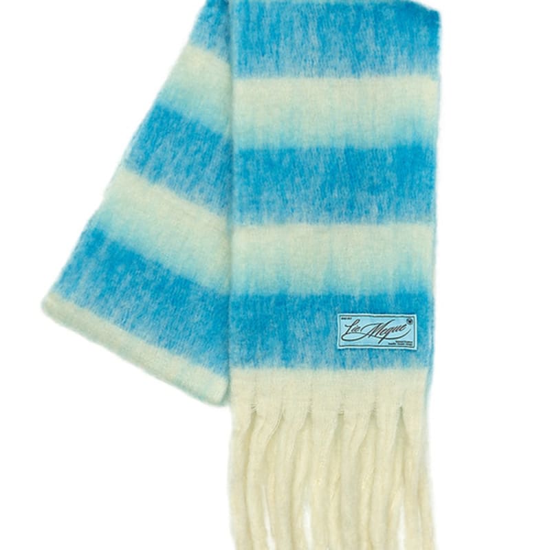 LIE MEQUE Wool Stripe Muffler Blue BLUE_OS
LIE MEQUE Wool Stripe Muffler Blue BLUE_OS