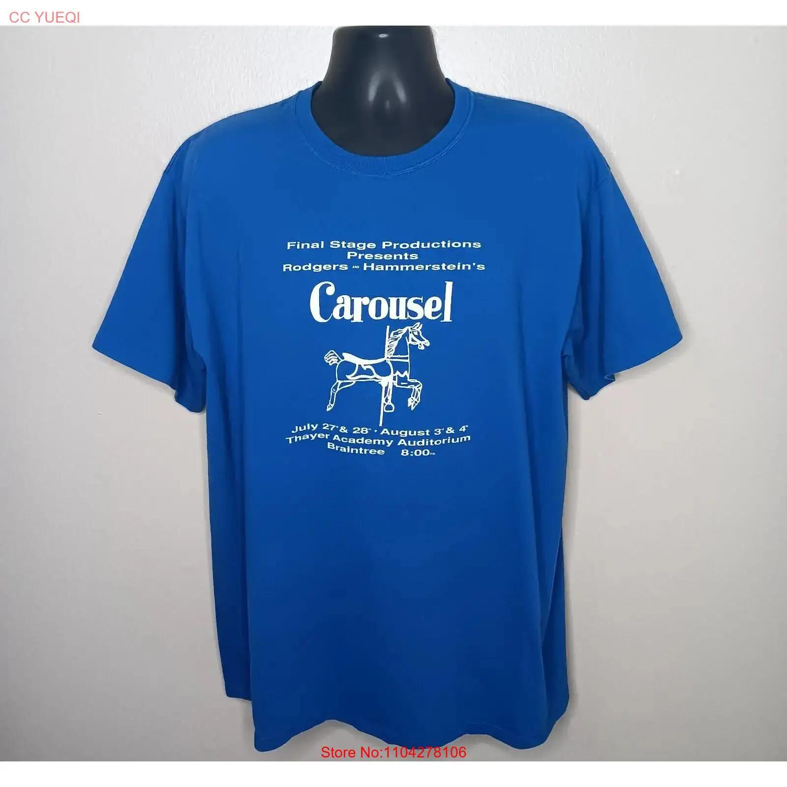 VTG 80s Rodgers Hammerstein s Carousel XL T shirt Theatre Promo USA Blue vintage Washed Slightly Casual Stretched graphic 5XL різнокольоровий
VTG 80s Rodgers Hammerstein s Carousel XL T shirt Theatre Promo USA Blue vintage Washed Slightly Casual Stretched graphic 5XL різнокольоровий