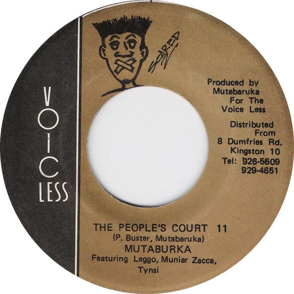 7inch Record MUTABARUKA The Peoples Court 11 NONE Voiceless 1993 Jamaica Reggae Ska Dub Used
7inch Record MUTABARUKA The Peoples Court 11 NONE Voiceless 1993 Jamaica Reggae Ska Dub Used