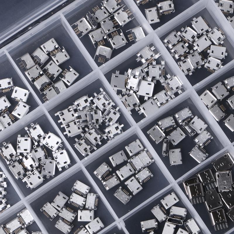 Micro USB Connector Set 240 Pcs/box 24 Models Female mini usb soldering connectors diy,For MP3 Huawei Samsung SMD DIP Socket Kit
Micro USB Connector Set 240 Pcs/box 24 Models Female mini usb soldering connectors diy,For MP3 Huawei Samsung SMD DIP Socket Kit