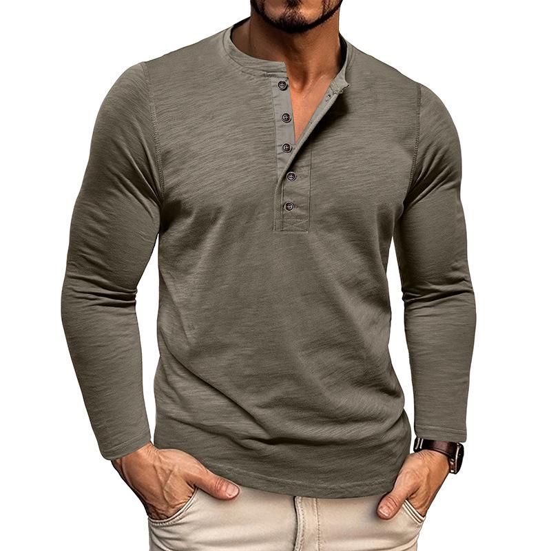 Autumn Men s Casual Casual Round Neck Long-sleeved T-shirt Men s Top XXXL армія зелений колір
Autumn Men s Casual Casual Round Neck Long-sleeved T-shirt Men s Top XXXL армія зелений колір