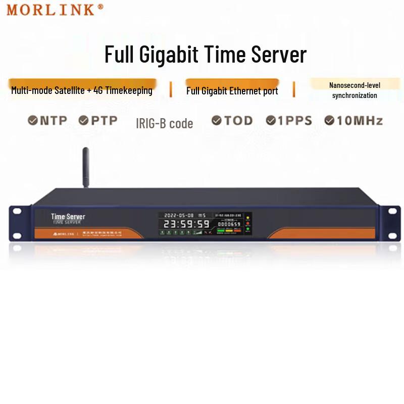 MORLINK Gigabit GPS/Beidou PTP/NTP Time Server
MORLINK Gigabit GPS/Beidou PTP/NTP Time Server