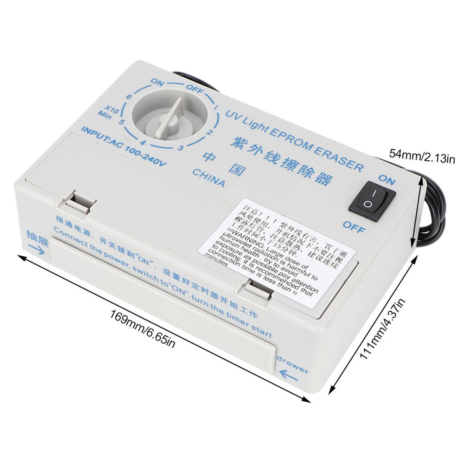 UV EPROM Eraser UV EPROM Eraser Ultraviolet Light Erasable Timer Semiconductor Wafer Erase Radiation UV Eraser UV Light Eraser білий
UV EPROM Eraser UV EPROM Eraser Ultraviolet Light Erasable Timer Semiconductor Wafer Erase Radiation UV Eraser UV Light Eraser білий