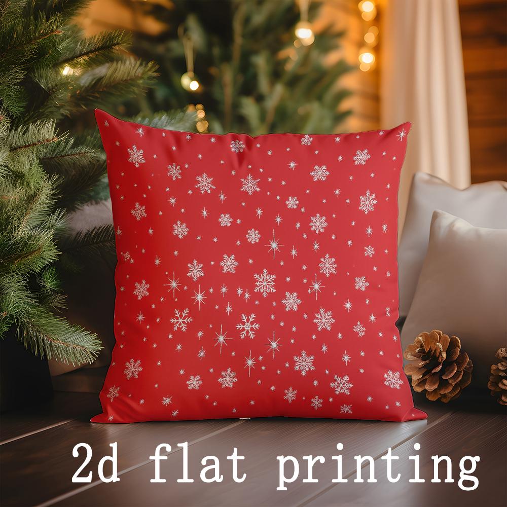 Home Decor Christmas Snowflake Pattern Decorative Pattern Cushion Cover Suitable for Sofa Bedroom Car Pillow Cover 16x16Inch
Home Decor Christmas Snowflake Pattern Decorative Pattern Cushion Cover Suitable for Sofa Bedroom Car Pillow Cover 16x16Inch