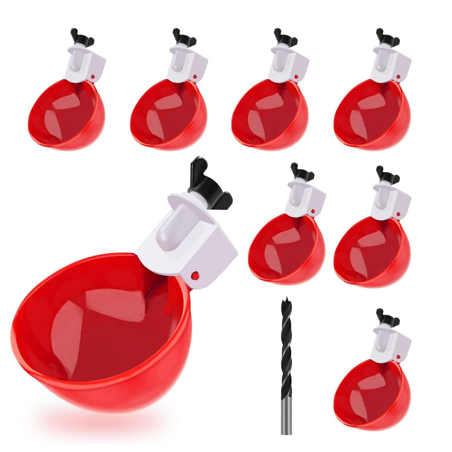 Профессиональные чашки для поения кур, большая поилка для кур, тройники для поения птиц, подходят для уток, цыплят, гусей, индейки, кроликов и птиц
Профессиональные чашки для поения кур, большая поилка для кур, тройники для поения птиц, подходят для уток, цыплят, гусей, индейки, кроликов и птиц