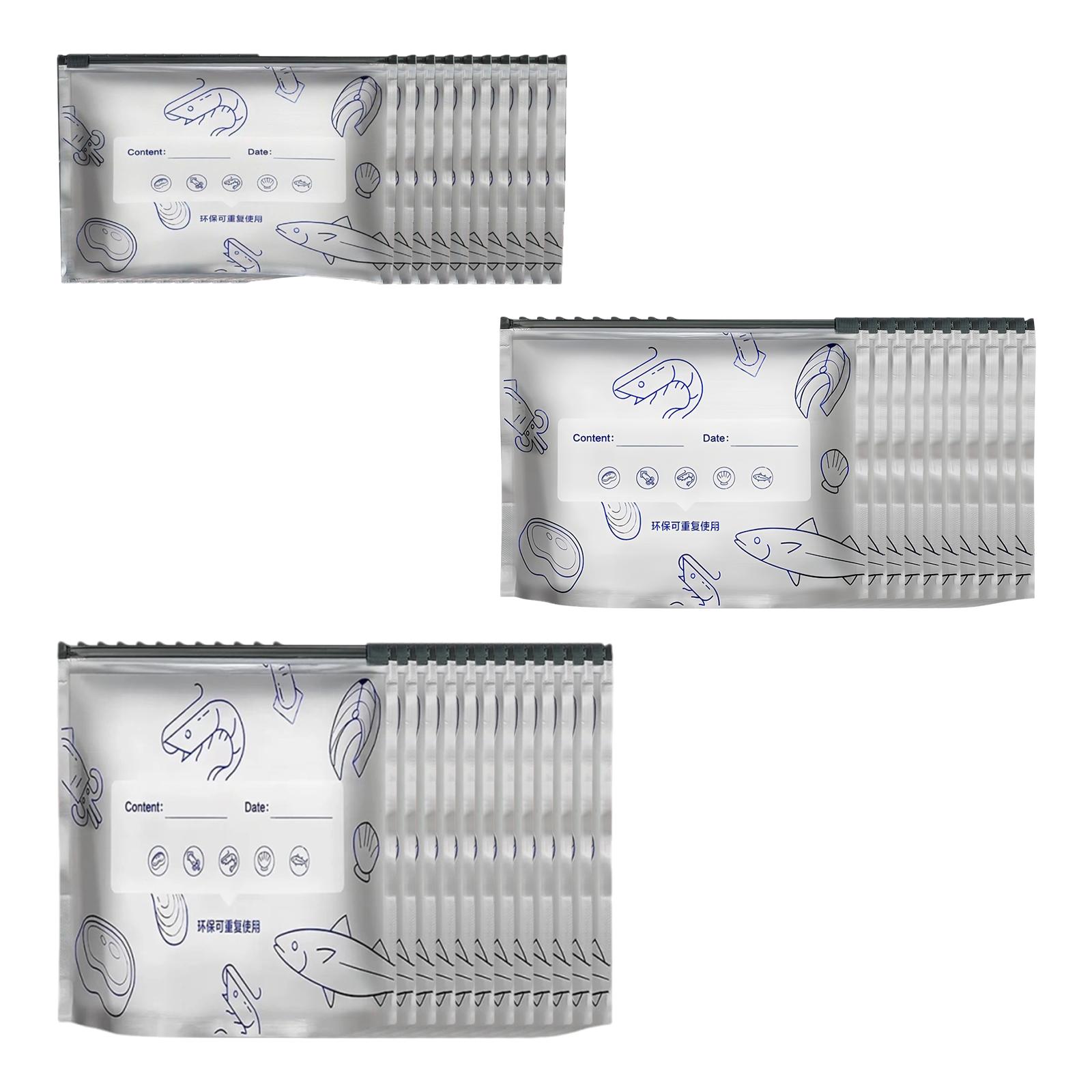 30pcs Aluminum Foil Storage Bags W/Lable Freezer Sealed Organizer Bag Food Packaging Reus Pantry Odor-Proof Bag Kitchen Supplies
30pcs Aluminum Foil Storage Bags W/Lable Freezer Sealed Organizer Bag Food Packaging Reus Pantry Odor-Proof Bag Kitchen Supplies