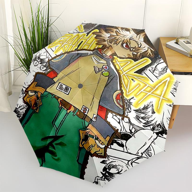 1pc Gangsta Outdoor Umbrella - Automatic Opening/Closing, Portable 3-Fold Design, 8-Rib Iron Frame - Perfect Gift for Fans, Travelers, Daily Use.
1pc Gangsta Outdoor Umbrella - Automatic Opening/Closing, Portable 3-Fold Design, 8-Rib Iron Frame - Perfect Gift for Fans, Travelers, Daily Use.