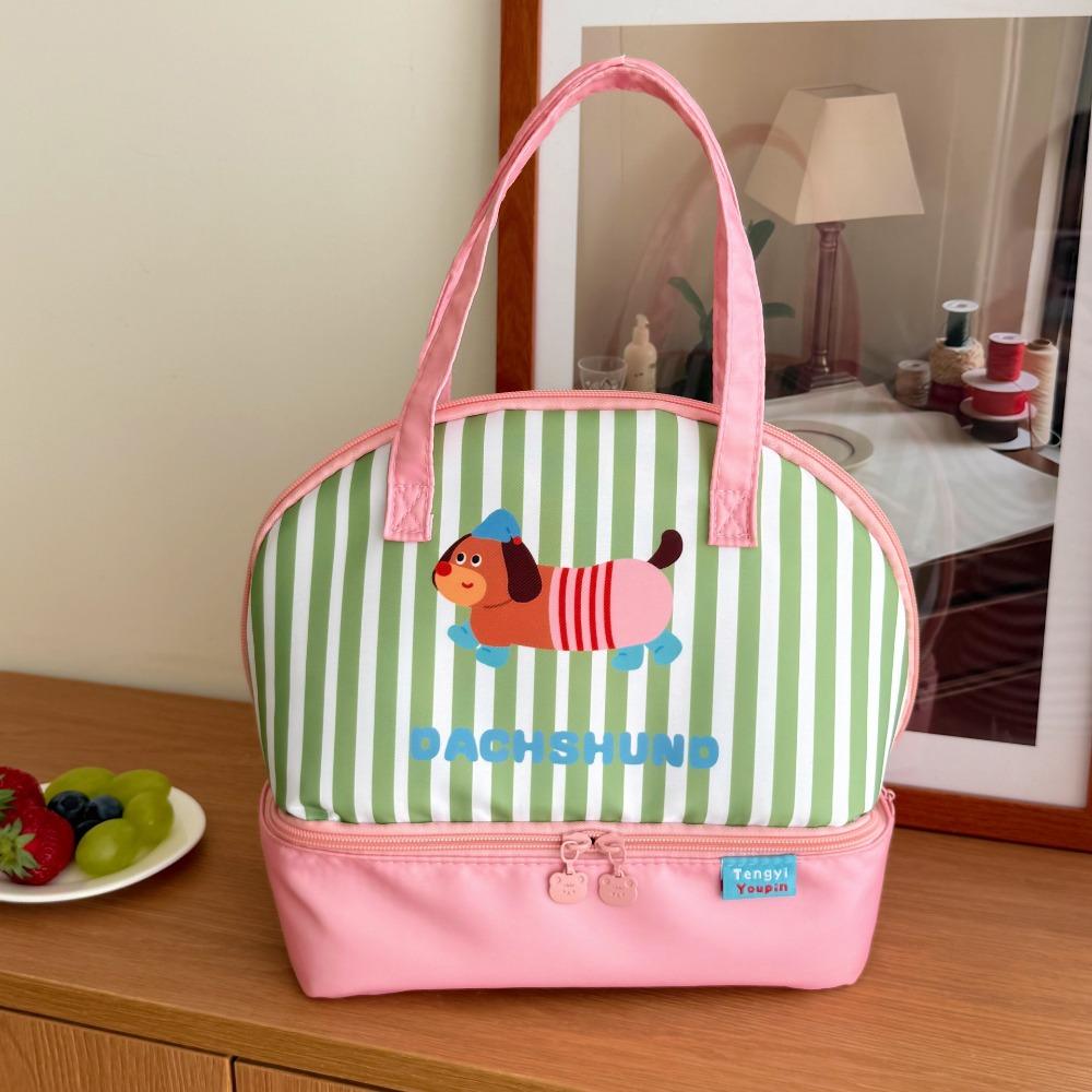 Lightweight Korean Style Handbag Cartoon Small Tote Bag Cute Cartoon Cat Lunch Bag Makeup Bag розовый/зелёный
Lightweight Korean Style Handbag Cartoon Small Tote Bag Cute Cartoon Cat Lunch Bag Makeup Bag розовый/зелёный