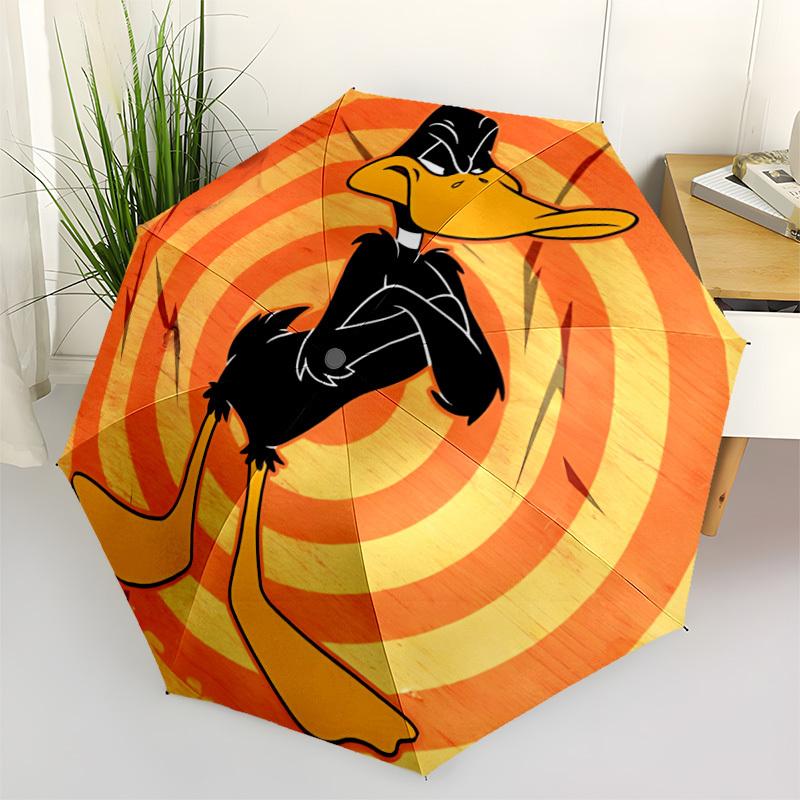 1pc Daffy Duck Automatic Folding Umbrella - Sturdy 8-Rib Polyester Canopy,Sun-Defying Travel Companion yy251023147
1pc Daffy Duck Automatic Folding Umbrella - Sturdy 8-Rib Polyester Canopy,Sun-Defying Travel Companion yy251023147