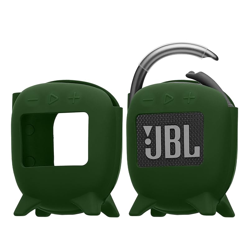 kwmobile JBL Clip 4 compatible case - protective case speaker Shockproof soft silicon dark green
kwmobile JBL Clip 4 compatible case - protective case speaker Shockproof soft silicon dark green