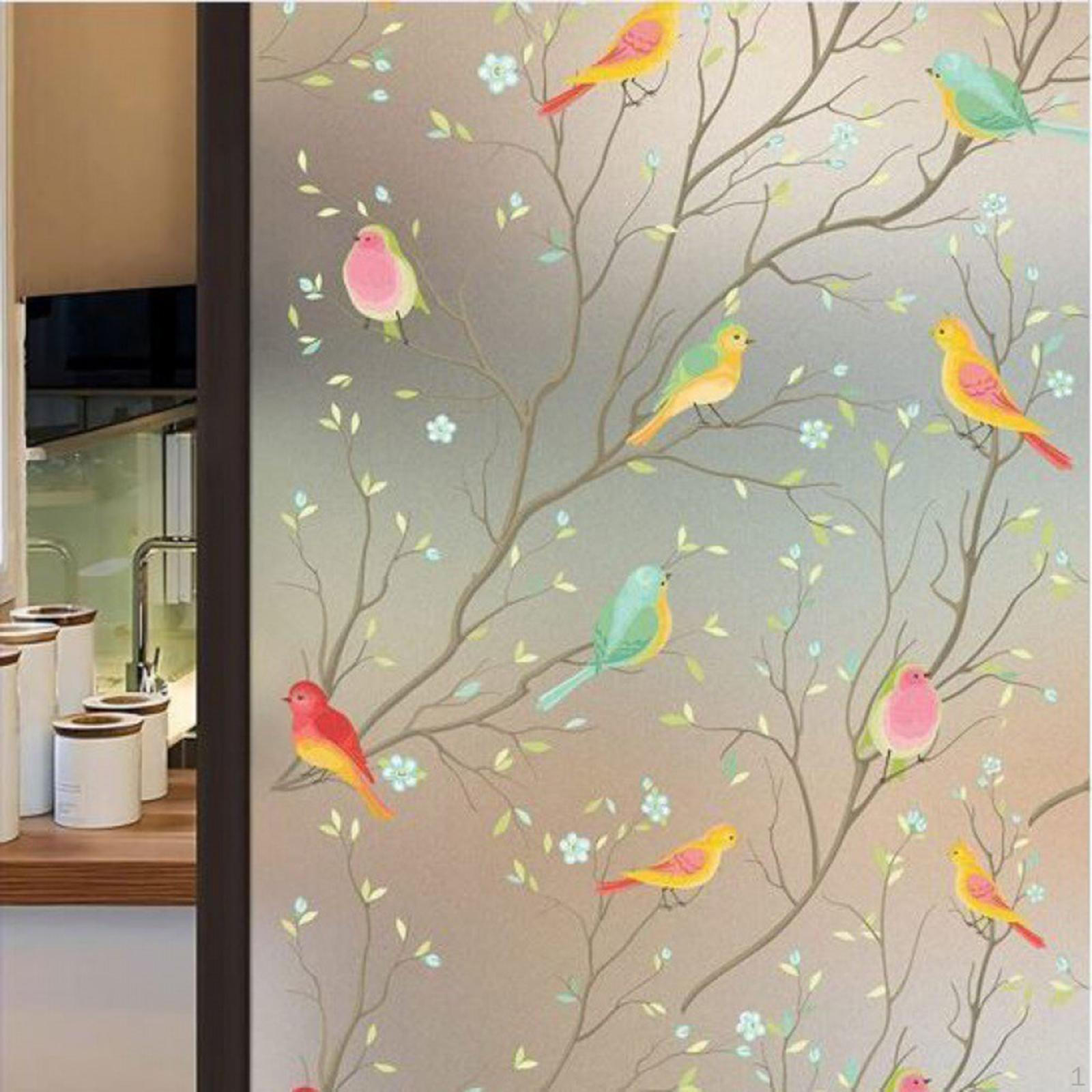 Window Privacy Film Bird Glass No Glue Coverings Cling Decal for Office Bathroom
Window Privacy Film Bird Glass No Glue Coverings Cling Decal for Office Bathroom