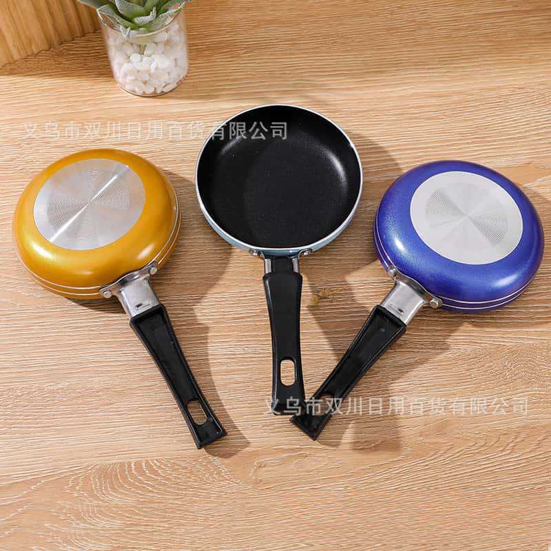 12cm Thick Mini Frying Pan Nonstick Egg Pan with Plastic Handle Alloy Aluminum Flat Bottom Cookware Suitable for Small Portions Cooking One Size чорний
12cm Thick Mini Frying Pan Nonstick Egg Pan with Plastic Handle Alloy Aluminum Flat Bottom Cookware Suitable for Small Portions Cooking One Size чорний