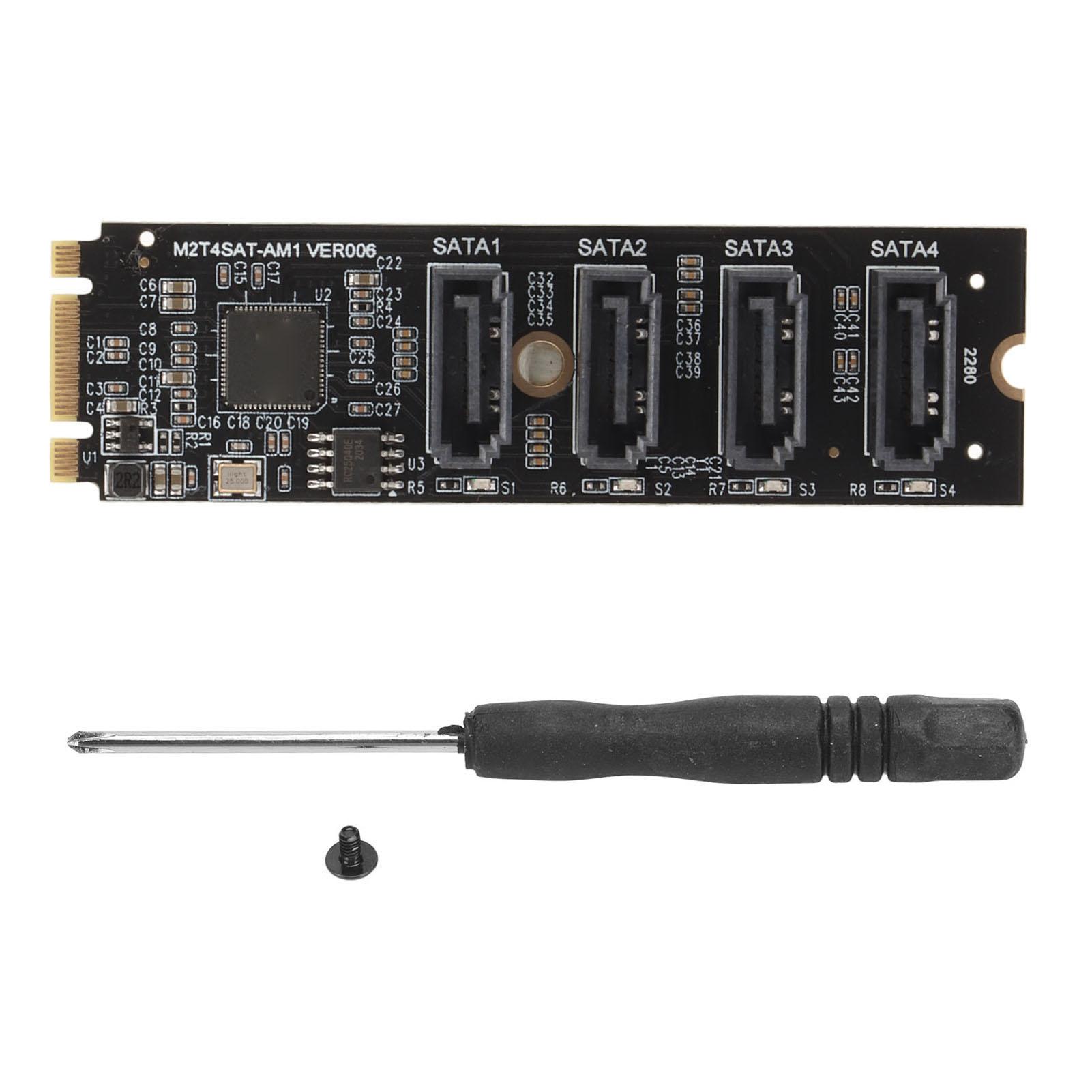 M.2 NVME на SATA адаптер Card Drive Free Plug and Play M2 KEYM NVME PCIE на 4 порти SATA3.0
M.2 NVME на SATA адаптер Card Drive Free Plug and Play M2 KEYM NVME PCIE на 4 порти SATA3.0