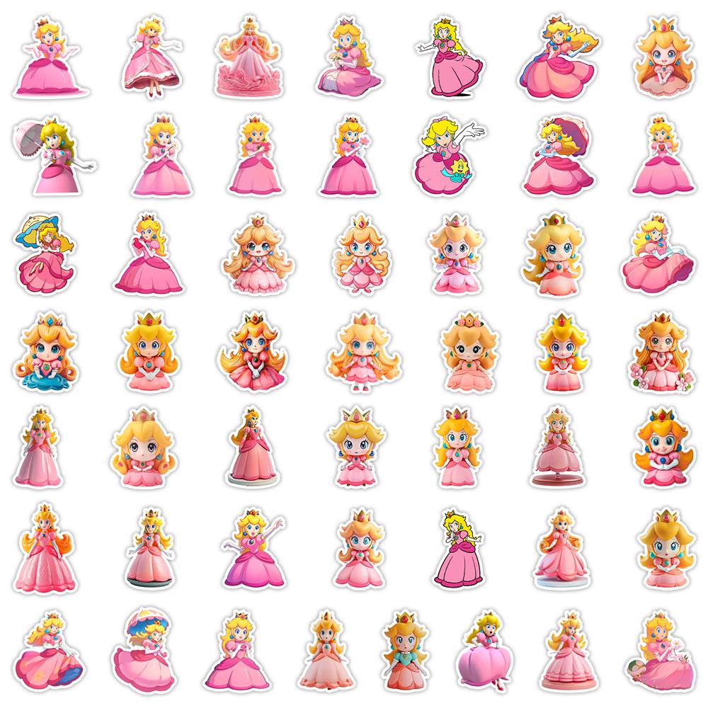 50 Peach Princess Cartoon Stickers, Waterproof for Water Bottles and Luggage Decoration
50 Peach Princess Cartoon Stickers, Waterproof for Water Bottles and Luggage Decoration