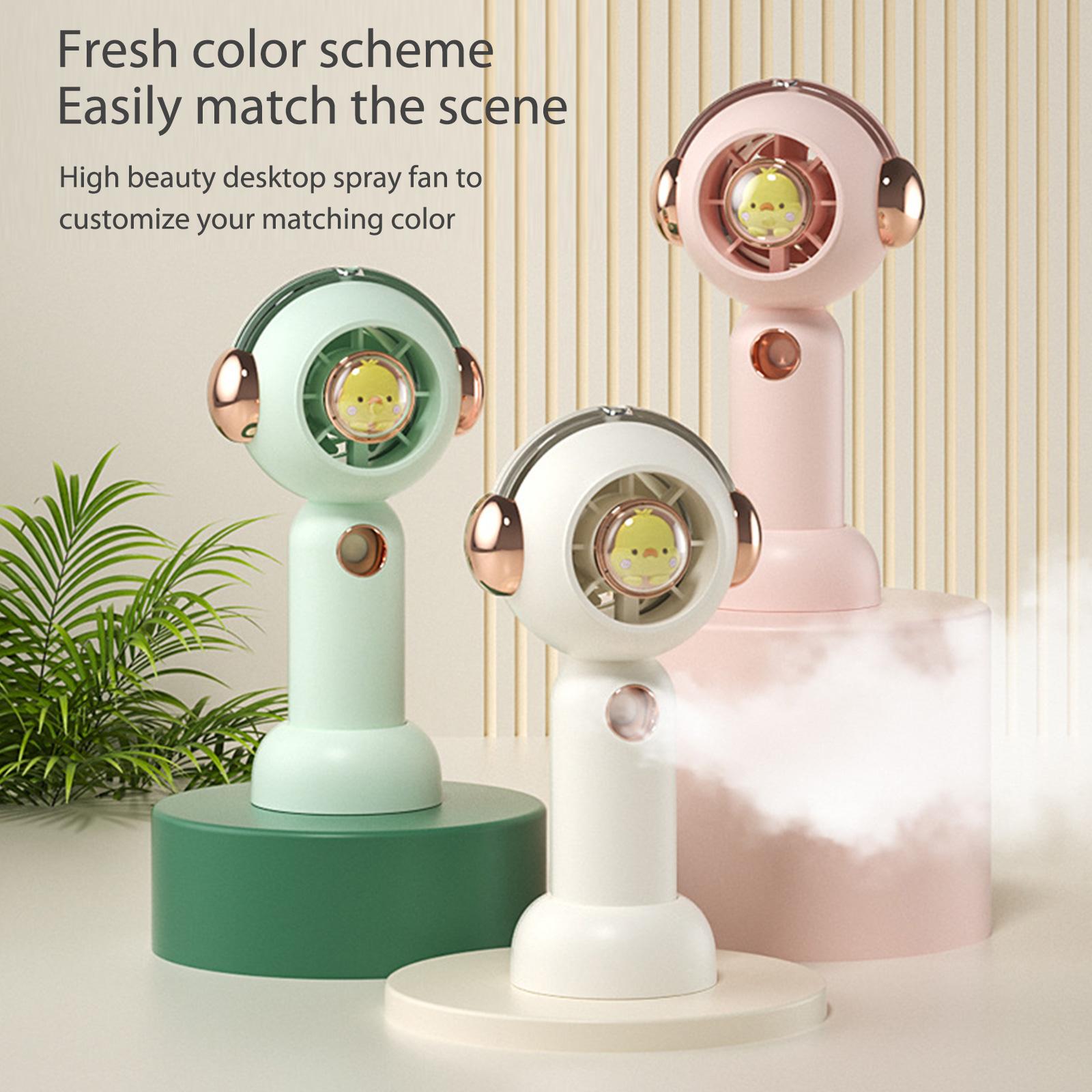 USB Handheld Fan Spray Function Mini Desktop Fan 3-speed Wind 500mAh Type-C Charging Detachable Base Women Gifts for Home Office
USB Handheld Fan Spray Function Mini Desktop Fan 3-speed Wind 500mAh Type-C Charging Detachable Base Women Gifts for Home Office