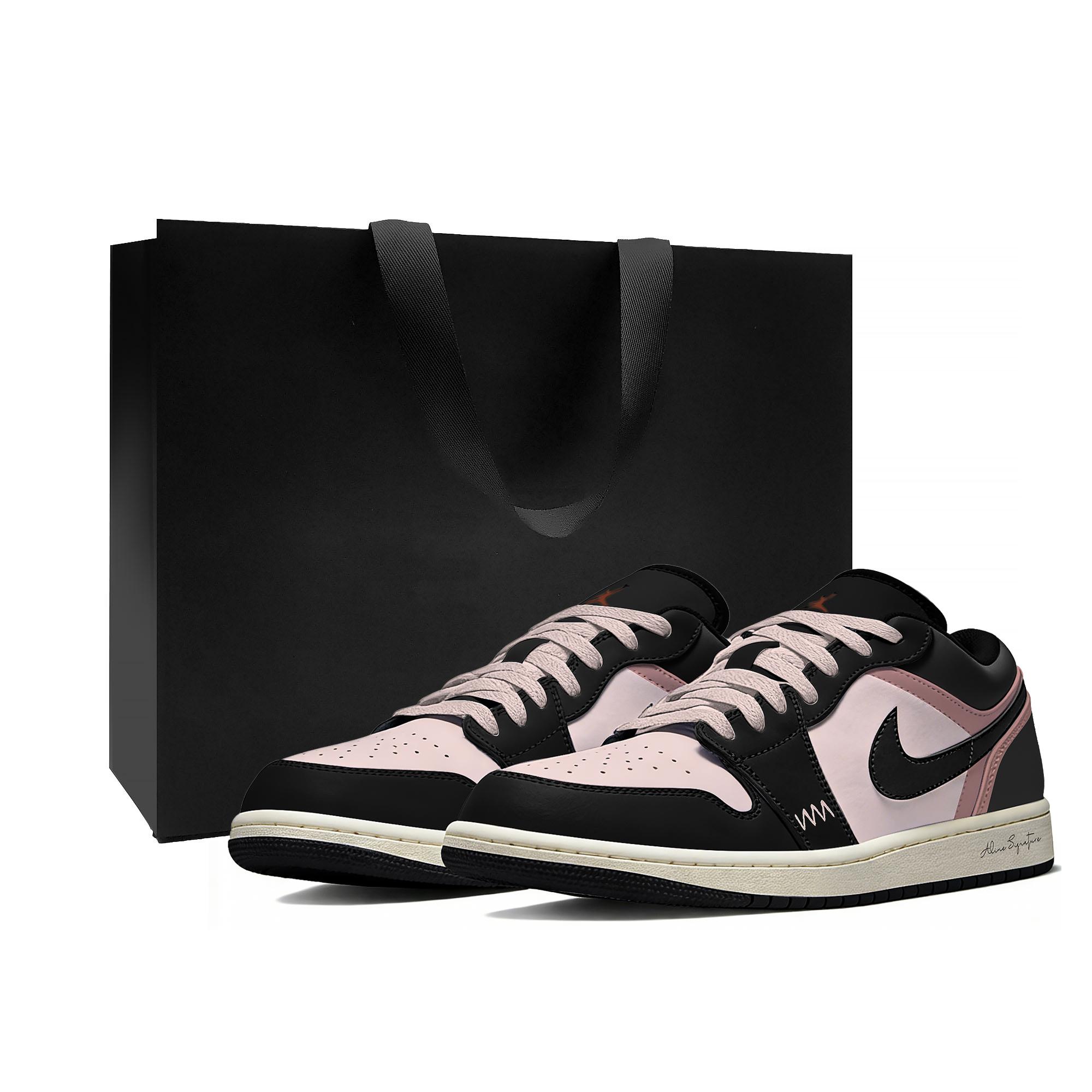 Jordan Air Jordan 1 Slip Resistant Abrasion Resistant Low top Vintage Basketball Shoes Unisex Pink Black 553558-081(Team661-) 43
Jordan Air Jordan 1 Slip Resistant Abrasion Resistant Low top Vintage Basketball Shoes Unisex Pink Black 553558-081(Team661-) 43