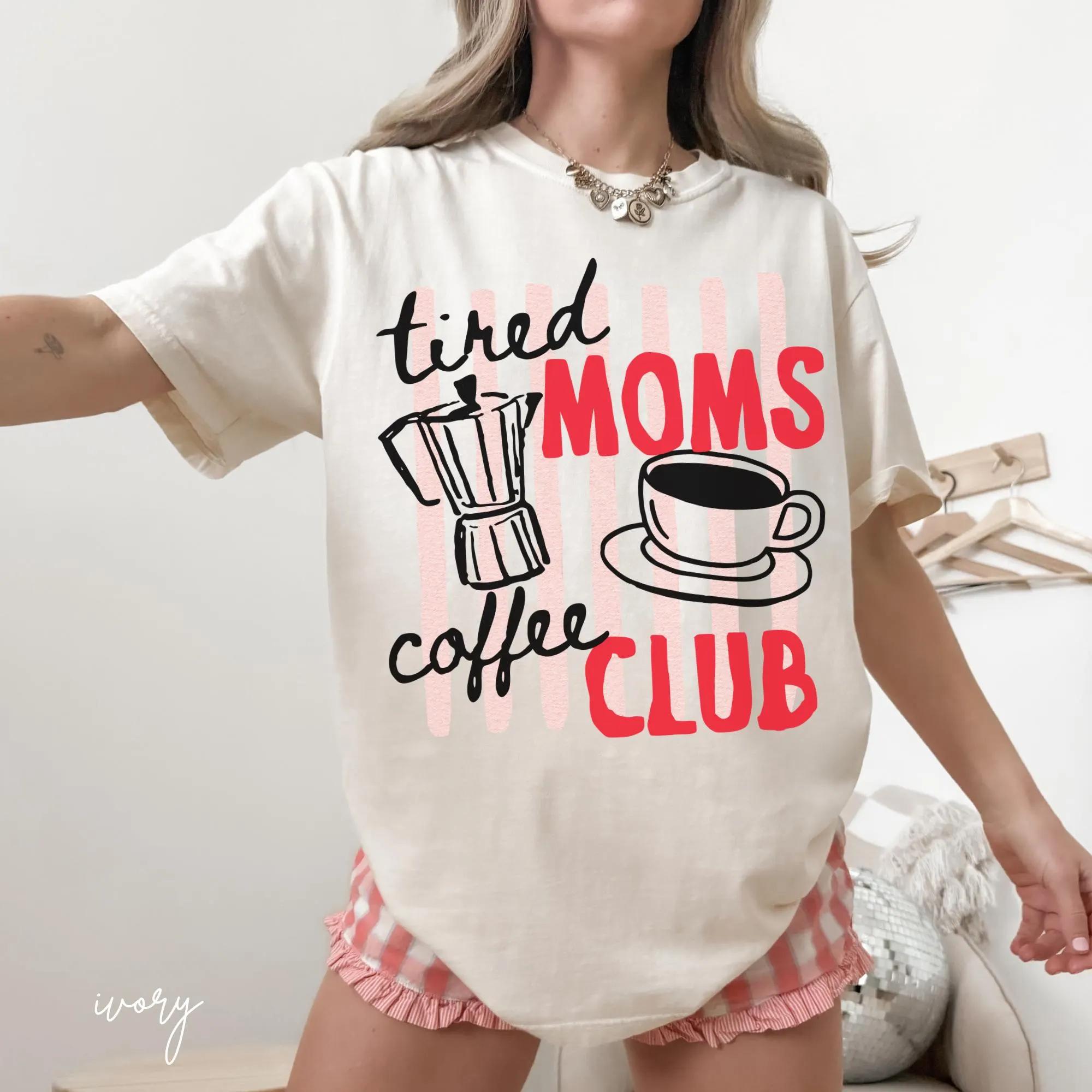 Plus Size Summer Womens Tired Moms Coffee Club TShirt Cotton Breathable Stylish Versatile Street Style Oversized XL
Plus Size Summer Womens Tired Moms Coffee Club TShirt Cotton Breathable Stylish Versatile Street Style Oversized XL