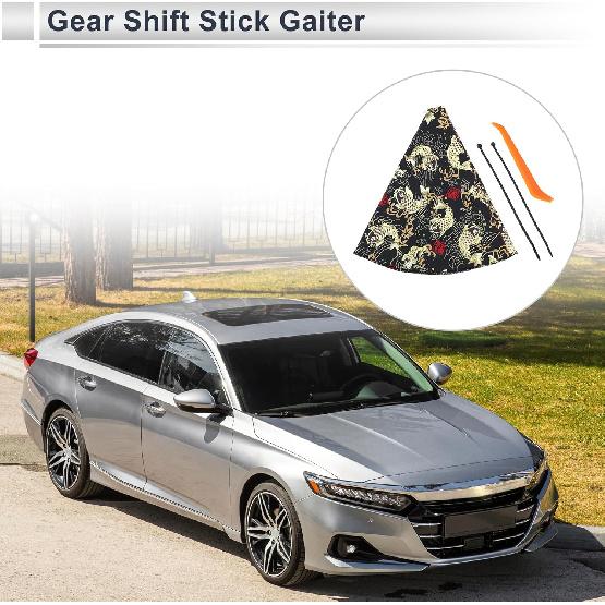 1 Set Gear Shift Stick Gaiter Decoration 11.02 x1.77 x11.22 Gear Stick Knob Cover Boot Shift Cover with Tool Black Polyester
1 Set Gear Shift Stick Gaiter Decoration 11.02 x1.77 x11.22 Gear Stick Knob Cover Boot Shift Cover with Tool Black Polyester