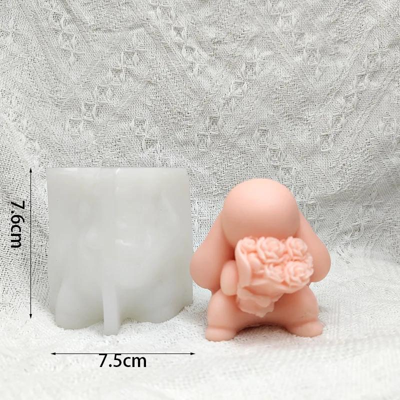 Top Quality Mould Flower-holding Rabbit Candle Molds Rose Bouquet Plaster Ornament Home Decoration Ornament Irregular Silicone
Top Quality Mould Flower-holding Rabbit Candle Molds Rose Bouquet Plaster Ornament Home Decoration Ornament Irregular Silicone