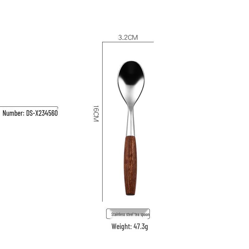 Ruhan Bubinga Wood Handle Stainless Steel Retro Teaspoon Set
Ruhan Bubinga Wood Handle Stainless Steel Retro Teaspoon Set