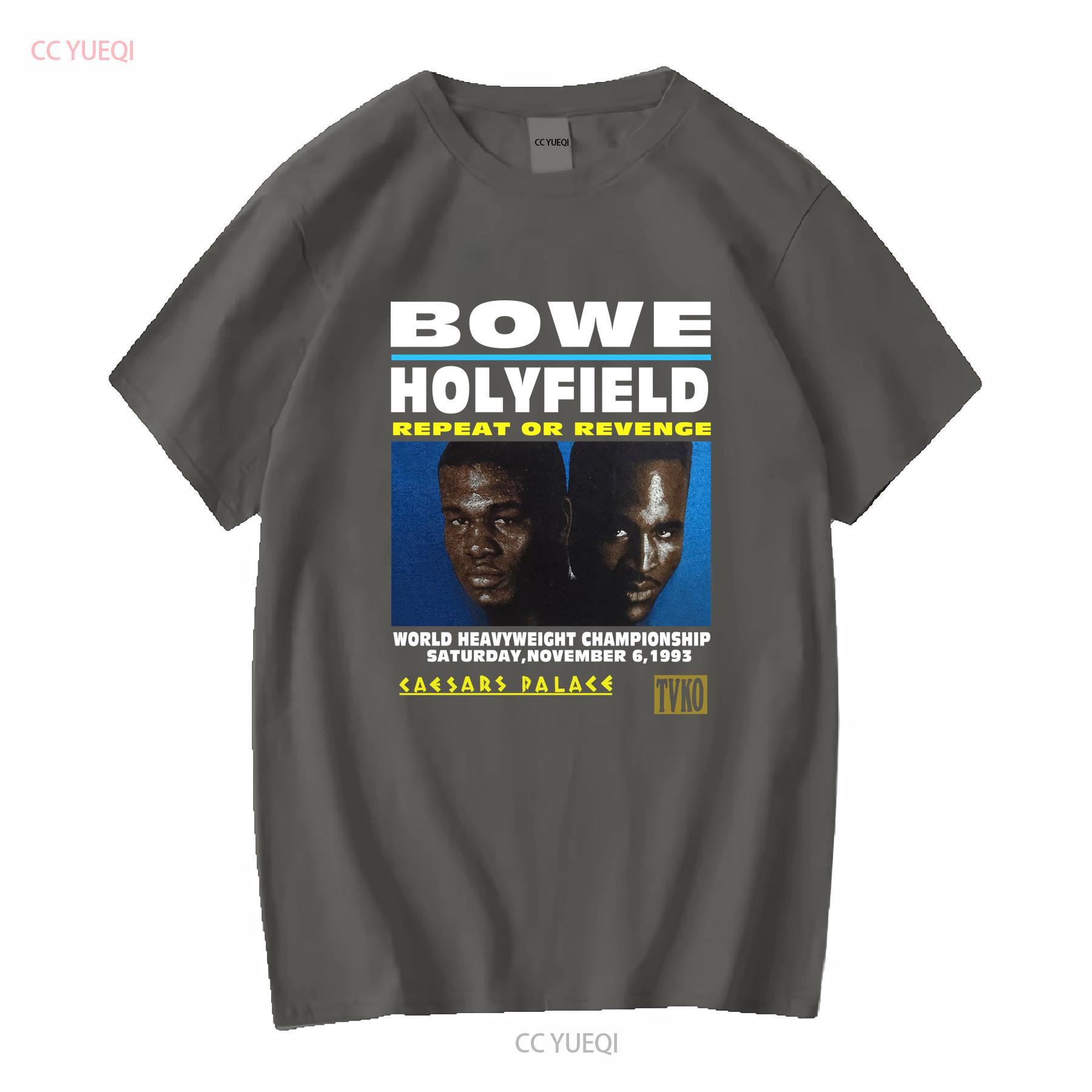 Evander Holyfield Riddick Bowe II Fight T Shirt Vintage 90s 1993 Made In USA XL vintage Washed Soft homme graphic Slightly 4XL
Evander Holyfield Riddick Bowe II Fight T Shirt Vintage 90s 1993 Made In USA XL vintage Washed Soft homme graphic Slightly 4XL