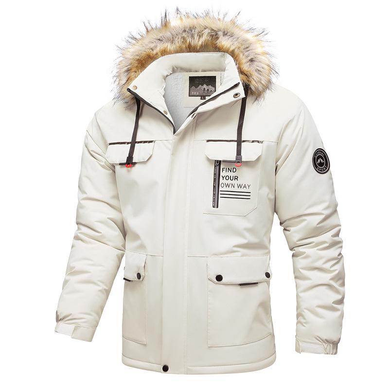 Men s Autumn/Winter Casual Breathable Printed Hooded Windbreaker Jacket M слонова кістка/білий
Men s Autumn/Winter Casual Breathable Printed Hooded Windbreaker Jacket M слонова кістка/білий