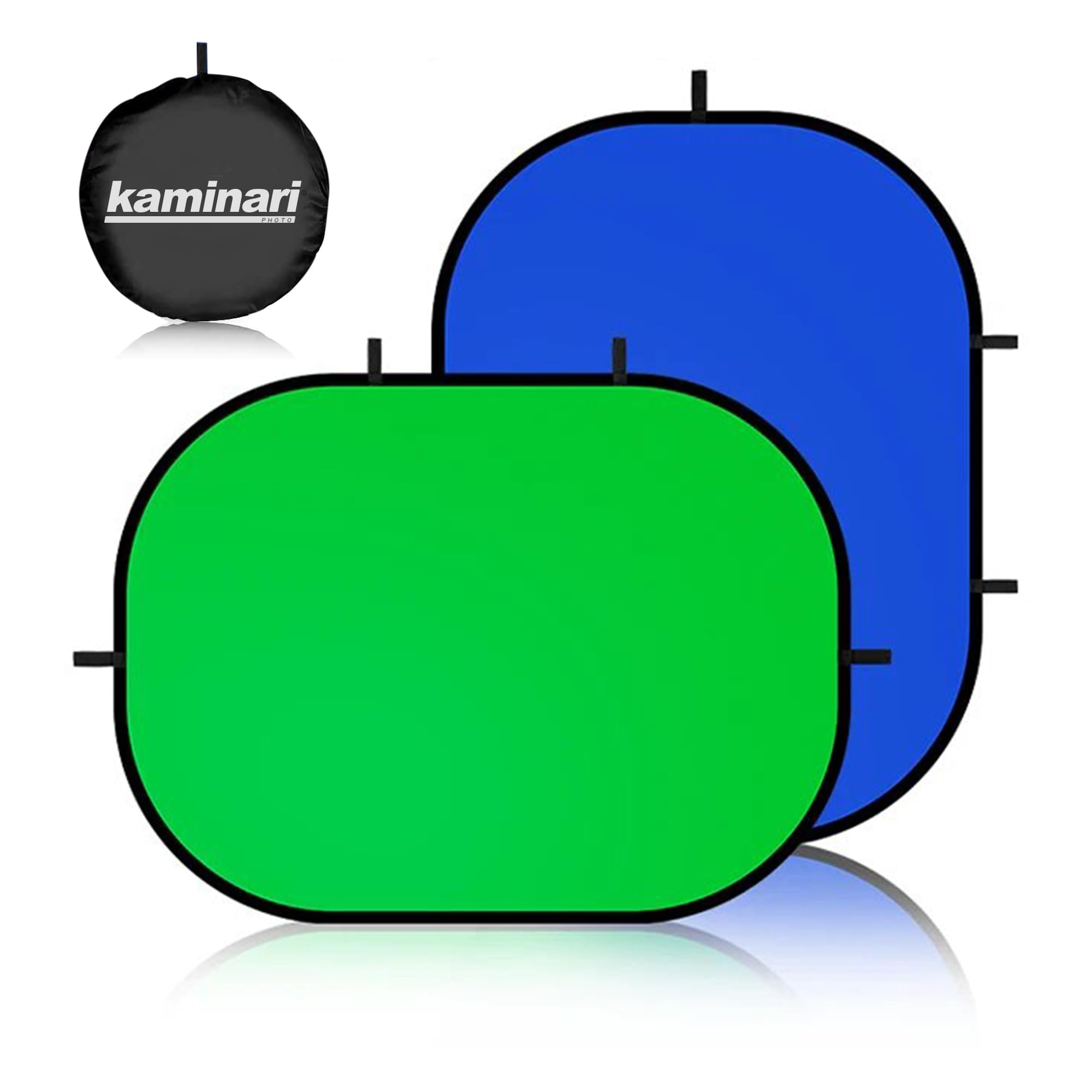 KAMINARI Green Back Foldable Reversible Background Cloth 150x200cm 2in1 Oval Blue Background Cloth for Photography Chromakey Compositing Background
KAMINARI Green Back Foldable Reversible Background Cloth 150x200cm 2in1 Oval Blue Background Cloth for Photography Chromakey Compositing Background