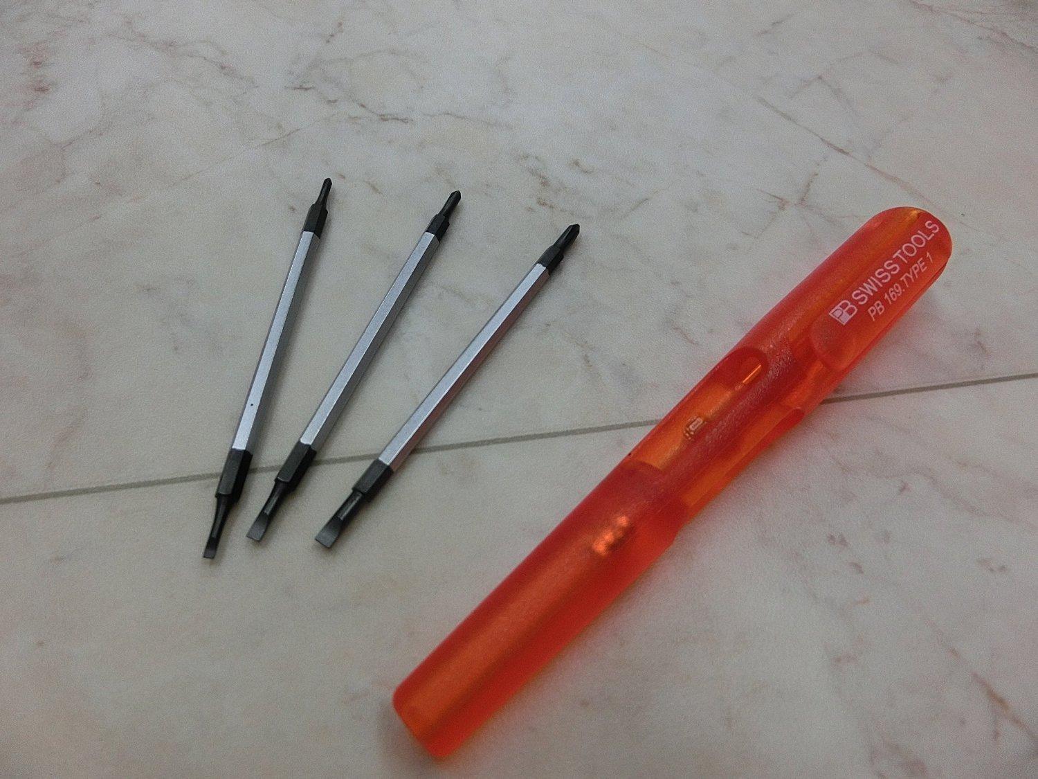 PB SWISS TOOLS Slim Handle with 52 Driver Blades Interchangeable Driver Insider Mini Pocket Tool Pack Total Length 155mm 169.V02CN
PB SWISS TOOLS Slim Handle with 52 Driver Blades Interchangeable Driver Insider Mini Pocket Tool Pack Total Length 155mm 169.V02CN