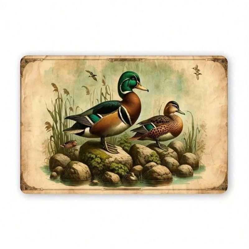 Vintage Metal Poster Duck Farmer Barn Wall Art For Bar Garage
Vintage Metal Poster Duck Farmer Barn Wall Art For Bar Garage