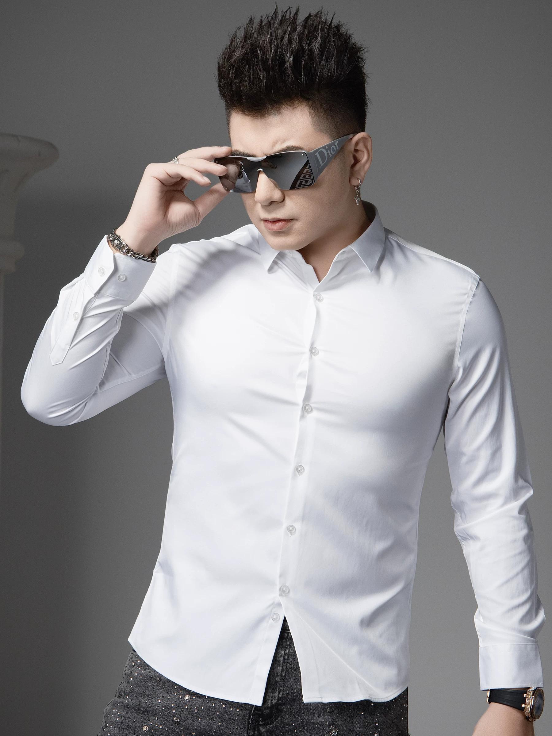 Ozhouzhan Trendy Solid Shirts Men s Long sleeve Autumn Business Casual Shirt 2025 New High Sense Top 3XL белый
Ozhouzhan Trendy Solid Shirts Men s Long sleeve Autumn Business Casual Shirt 2025 New High Sense Top 3XL белый